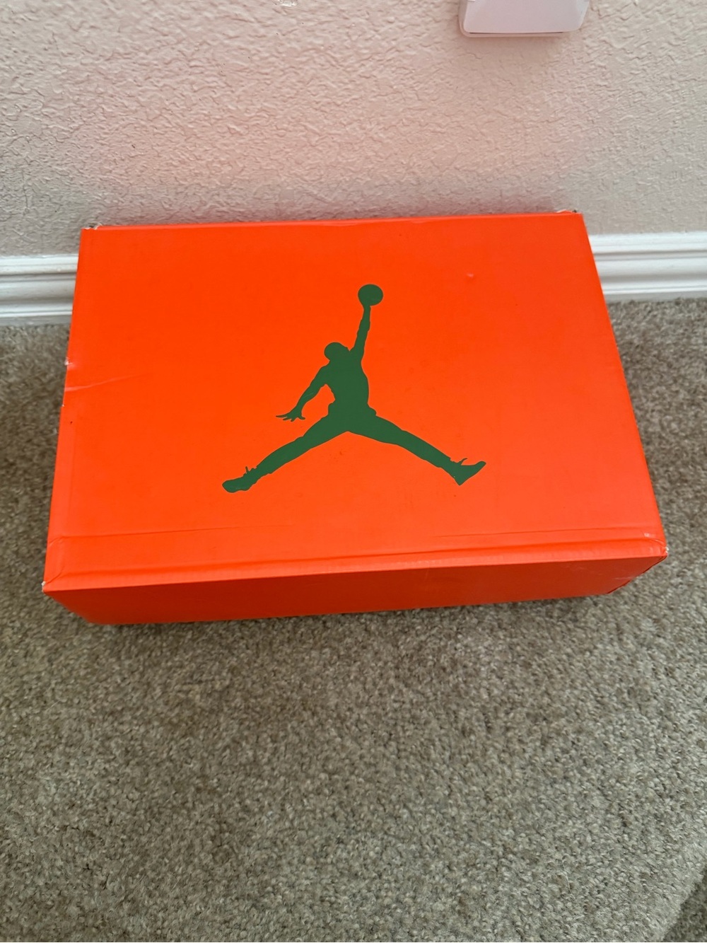 FA Orange Shoe Box with Green Logo